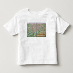 Karte von Kairo, von "Civitates Orbis Terrarum" vo Kleinkind T-shirt