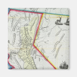 Karte von Kalifornien Magnet