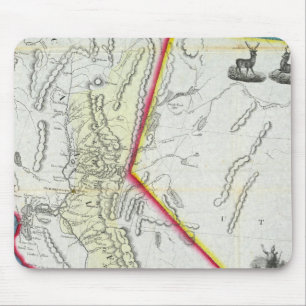 Karte von Kalifornien Mousepad