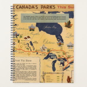 Karte von Kanada - Kanadas Parks Planer
