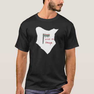 Karte von Kenia T-Shirt