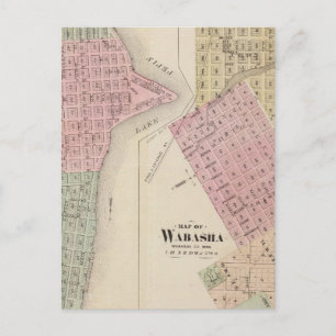Karte von Lake City und Karte von Wabasha, Minneso