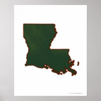 Karte von Louisiana