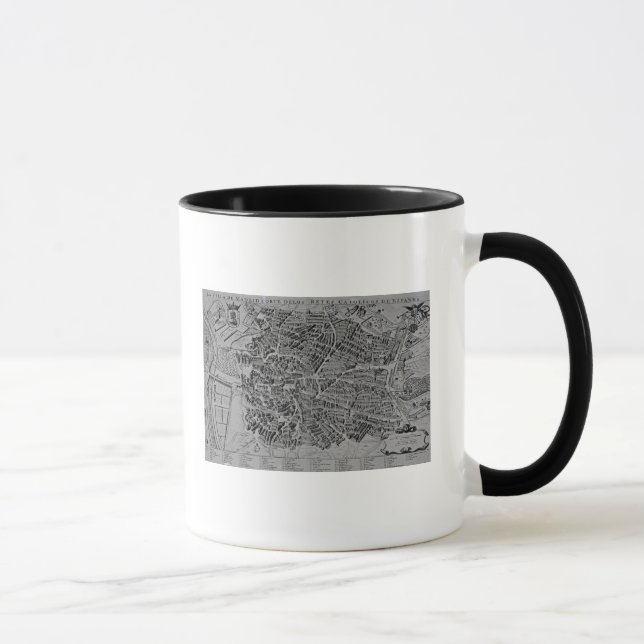Karte von Madrid Tasse (Rechts)