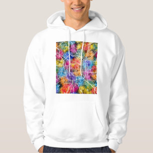 Karte von Mailand Italien Hoodie