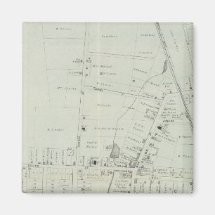 Karte von Manasquan, New Jersey Magnet