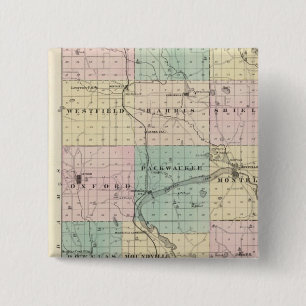 Karte von Marquette Landkreis & Westfield Button