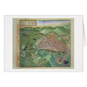 Karte von Marseille, von 'Civitates Orbis Terrarum