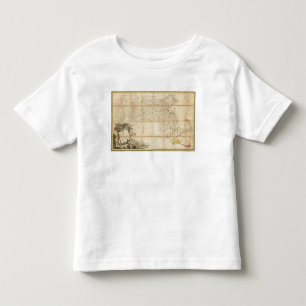 Karte von Massachusetts Kleinkind T-shirt