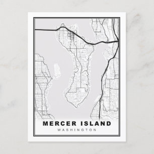 Karte von Mercer Island