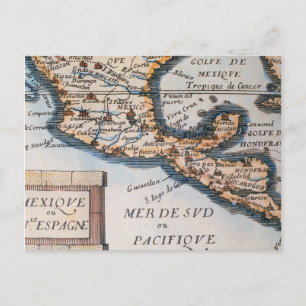 Karte von Mexiko oder Neuspanien 1625