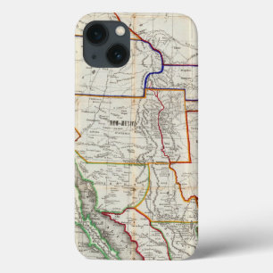 Karte von Mexiko und Kalifornien iPhone 13 Hülle