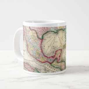 Karte von Mexiko, Zentralamerika Jumbo-Tasse
