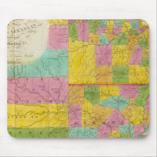 Karte von Missouri Mousepad