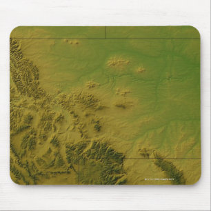 Karte von Montana Mousepad