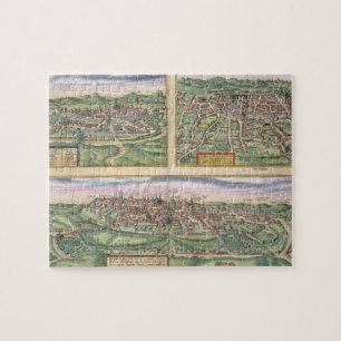 Karte von Montpellier, Ausflüge und von Poitiers,