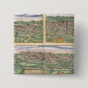Karte von Montpellier, Ausflüge und von Poitiers, Button