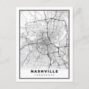 Karte von Nashville
