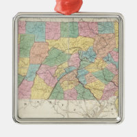 Karte von New-Jersey und von Pennsylvania