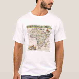 Karte von Nova Afrika Afrikas T-Shirt