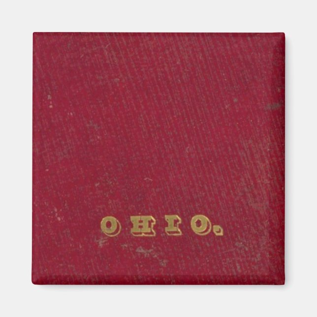 Karte von Ohio Magnet (Vorne)