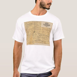 Karte von Olmsted County, Minnesota T-Shirt