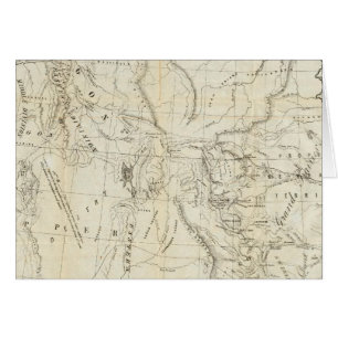 Karte von Oregon, Kalifornien, New Mexico