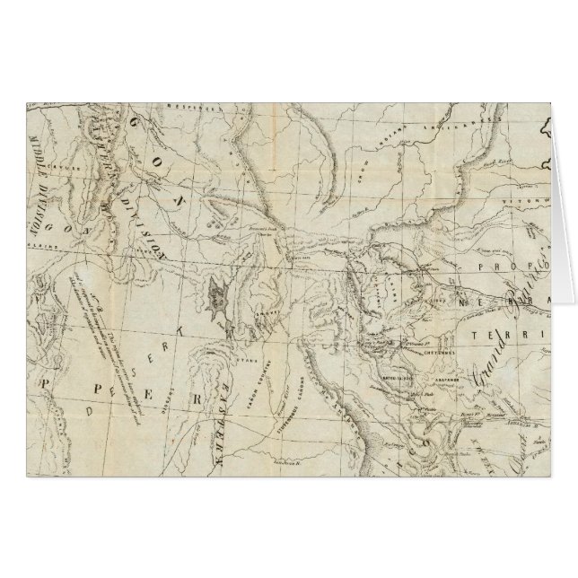 Karte von Oregon, Kalifornien, New Mexico (Vorderseite (Horizontal))