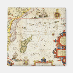 Karte von Ostafrika und von Madagaskar, 1596 Magnet