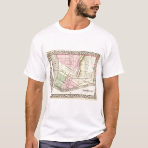 Karte von Parkersburg, West Virginia T-Shirt