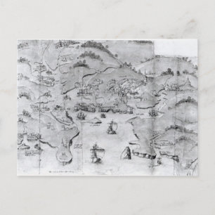 Karte von Plymouth, c.1539