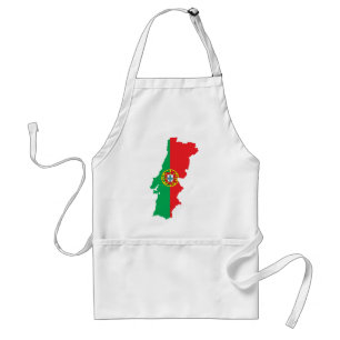 Karte von Portugal Schürze