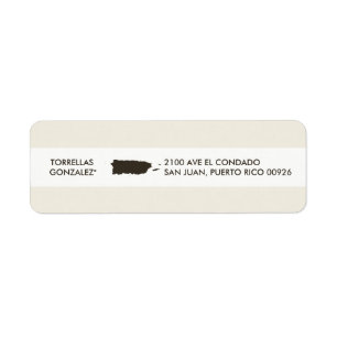 Karte von Puerto Rico: Personalisiertes Design