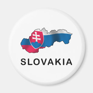 Karte von Slowakei Magnet