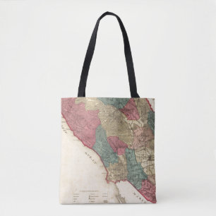 Karte von Sonoma County Kalifornien Tasche