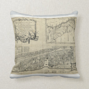 Karte von St Augustine Florida (1764) Kissen