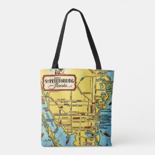 Karte von St. Petersburg Florida Tasche