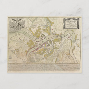 Karte von St. Petersburg Russland, 1737