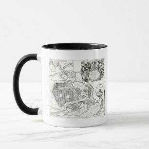 Karte von St Petersburg Tasse