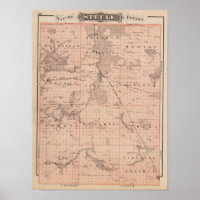 Karte von Steele Landkreis, Minnesota