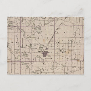 Karte von Steuben Landkreis Indiana