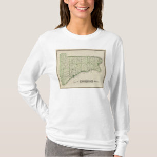 Karte von Switzerland County T-Shirt