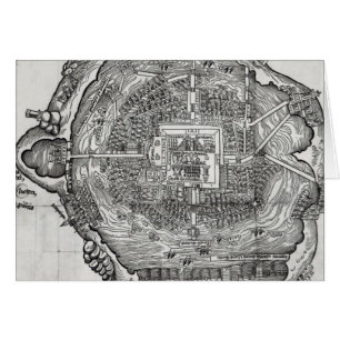 Karte von Tenochtitlan