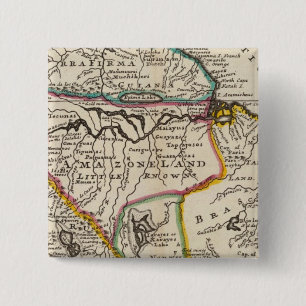 Karte von Terra Firma, Peru, Amazone Land, Brasili Button