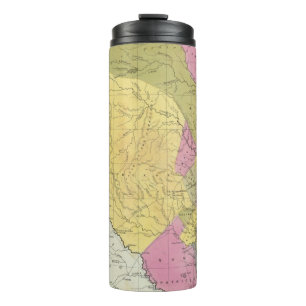 Karte von Texas Thermosbecher