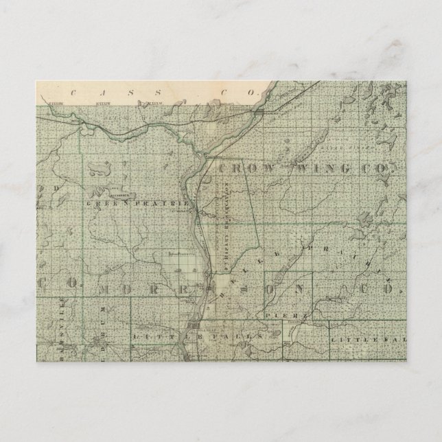 Karte von Todd, Morrison, Minnesota (Vorderseite)