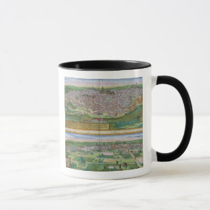 Karte von Toledo und von Valladolid, von Tasse