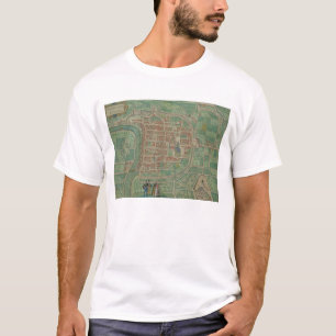 Karte von Trento, von "Civitates Orbis Terrarum" T-Shirt