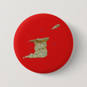 Karte von Trinidad und Tobago Button