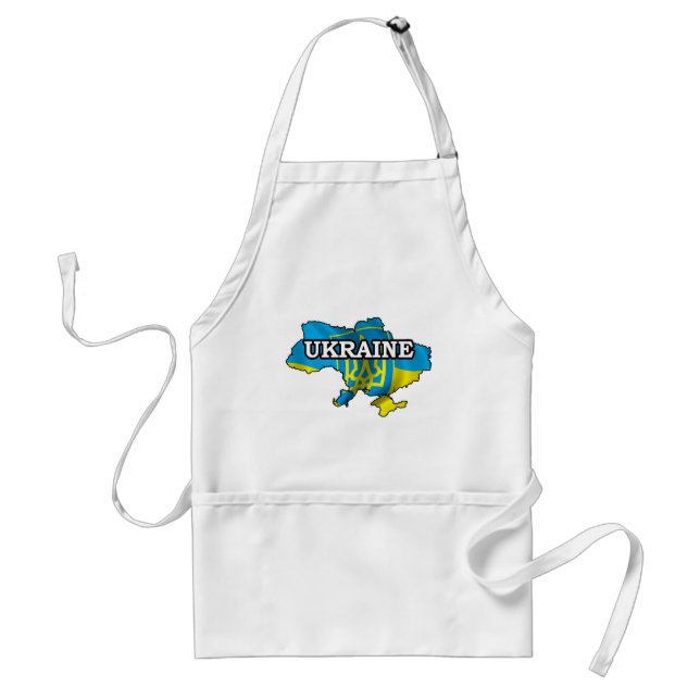 Karte von Ukraine Schürze (Vorne)